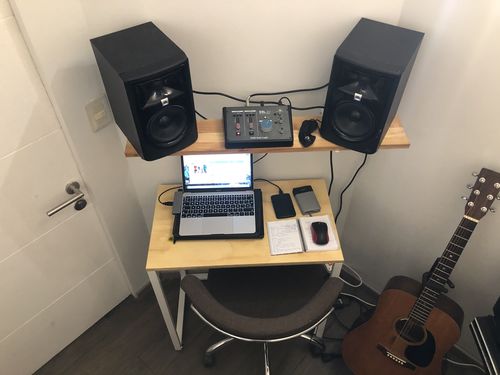 Customer photo review of Escritorio industrial MIMA 70 x 40 Blanco