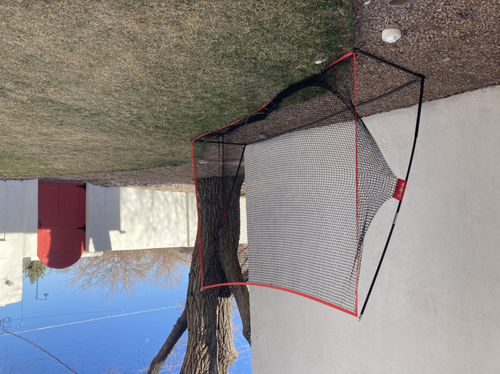 Customer photo review of Golf Net Pro 10x7 ft | Portable Golf Driving Net Hitting Net | Backyard/Indoor/Outdoor