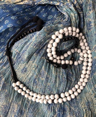 Customer photo review of The Soothing One Tasbih - Howlite Stones