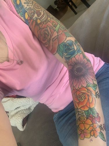 Customer photo review of Signature Tattoo Numbing Cream