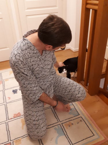 Customer photo review of Jinbei Coton Motif Seigaiha