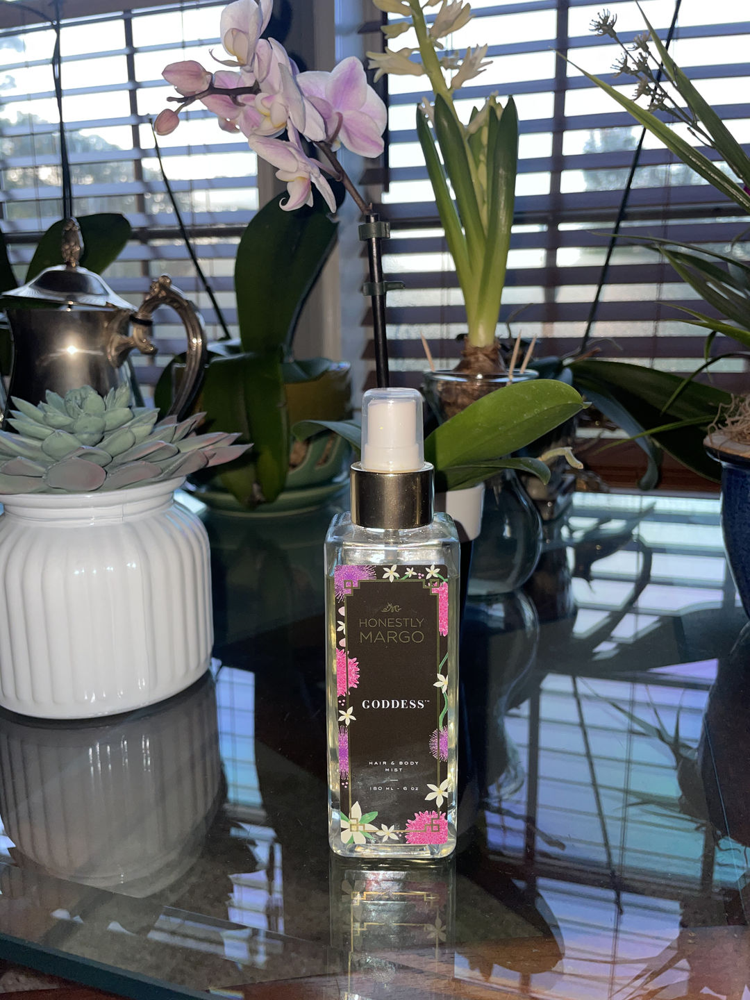 Customer photo review of Goddess Hair & Body Mist