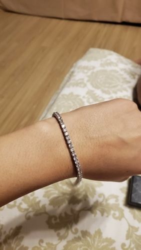 Customer photo review of Tennis 3mm Bracelet