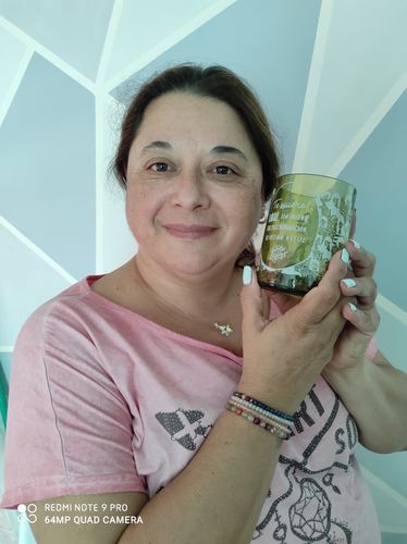 Customer photo review of Girl Power Glass