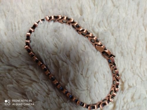 Customer photo review of Bracelet Cuivre <br> Magnétique pour Femme