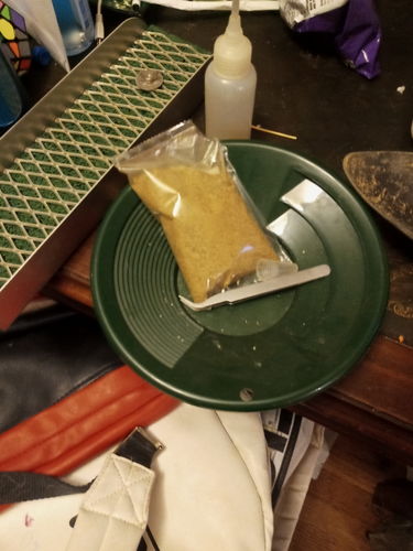 Customer photo review of '150 GRAM GOLD HUNT' - ELITE Gold Paydirt Panning Concentrates