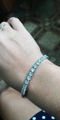Customer photo review of PRINCESS TENNIS BRACELET
