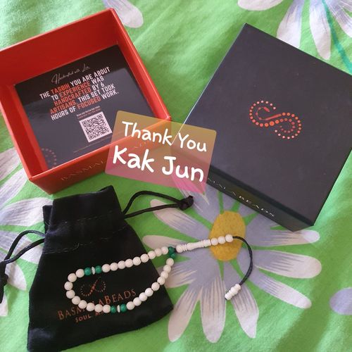 Customer photo review of The Precious Traveller (Minimal) - Tasbih Bracelet