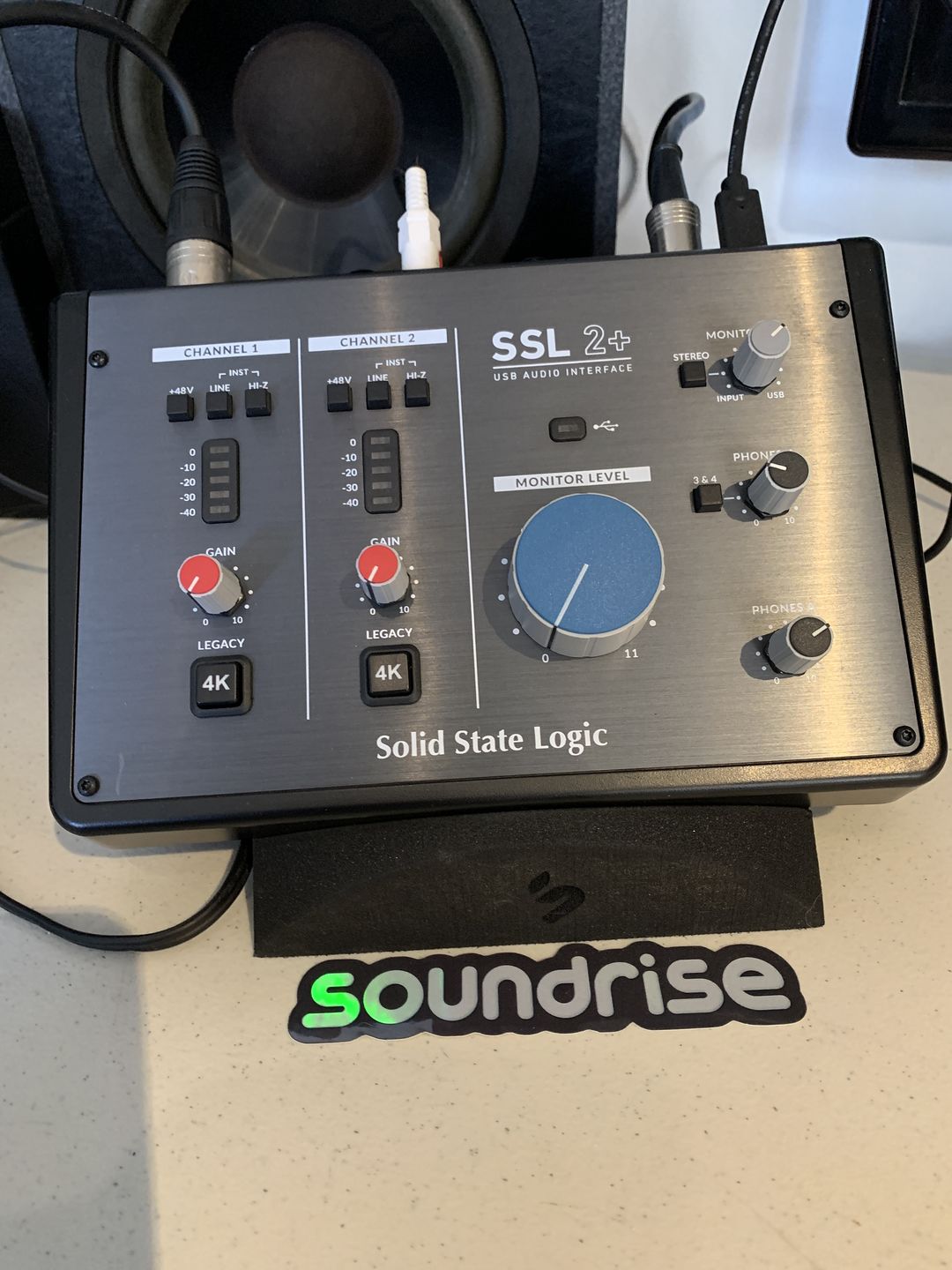 Customer photo review of Pedal Stand | Audio Interface Foam Desk Angle Riser