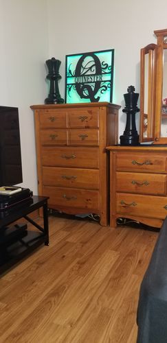 Customer photo review of Split Letter / LED Back Lit