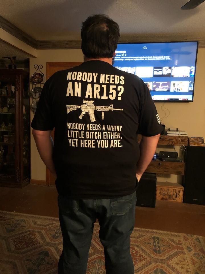 Customer photo review of Nobody Needs An AR15?