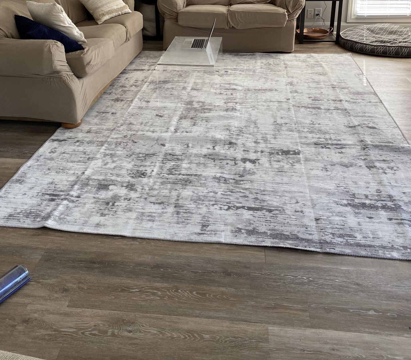 Customer photo review of Abstract Evalina Grey Rug