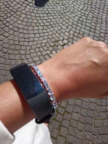 Customer photo review of PRINCESS TENNIS BRACELET