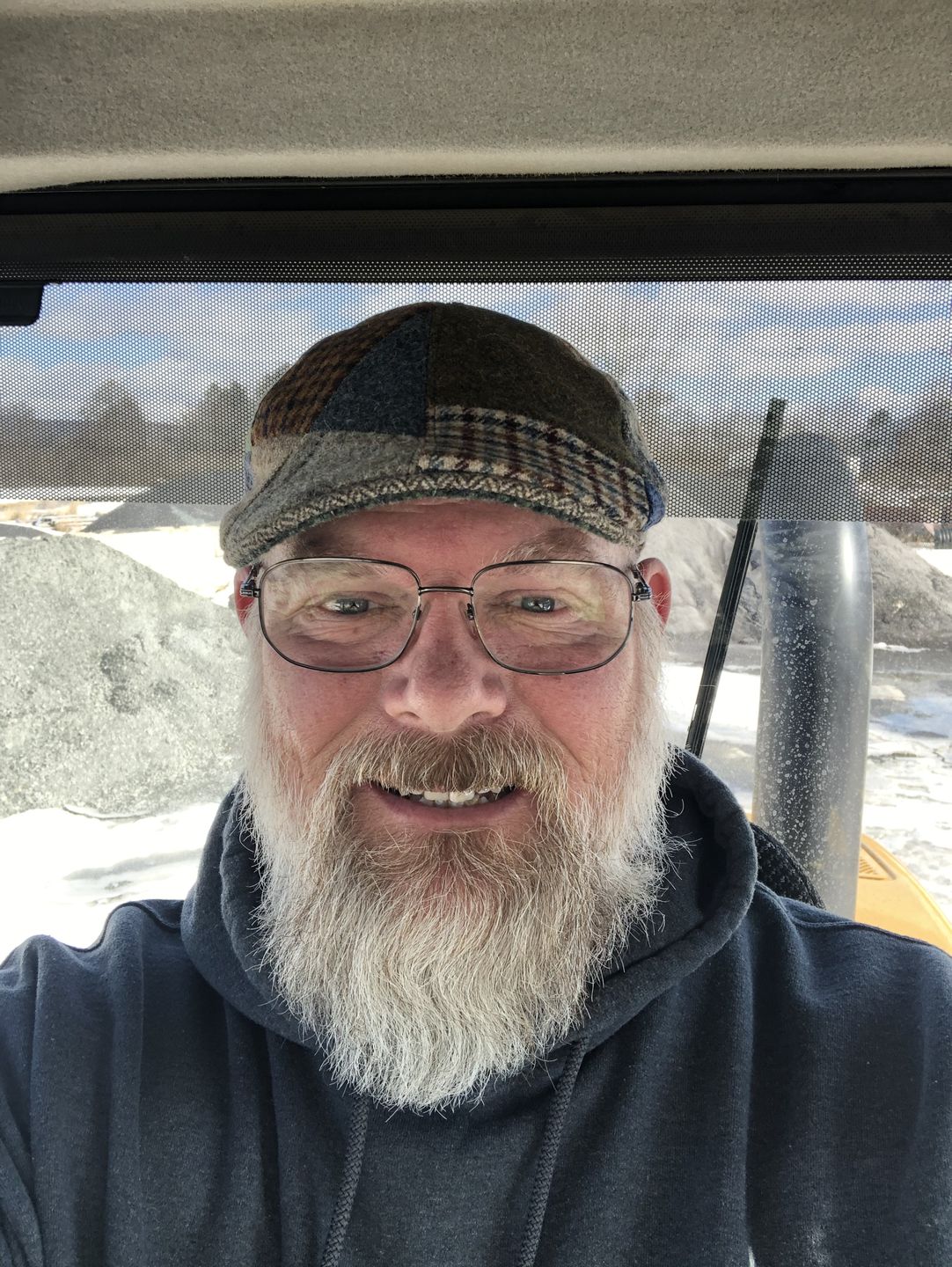 Customer photo review of Erin Cap Patchwork Tweed