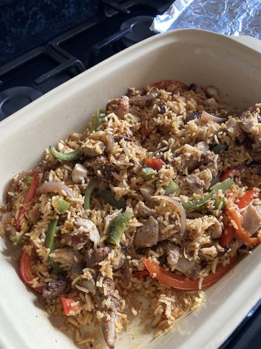 Customer photo review of Boojum Chicken Fajita Meal Kit For 4 People