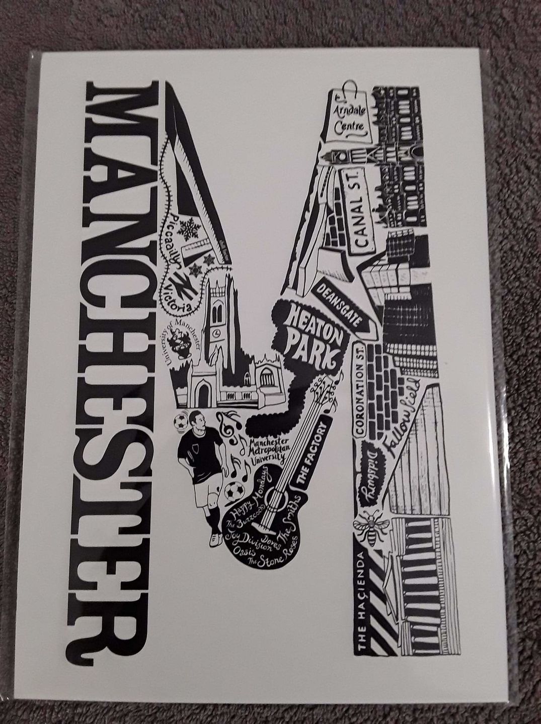 Customer photo review of Manchester Print