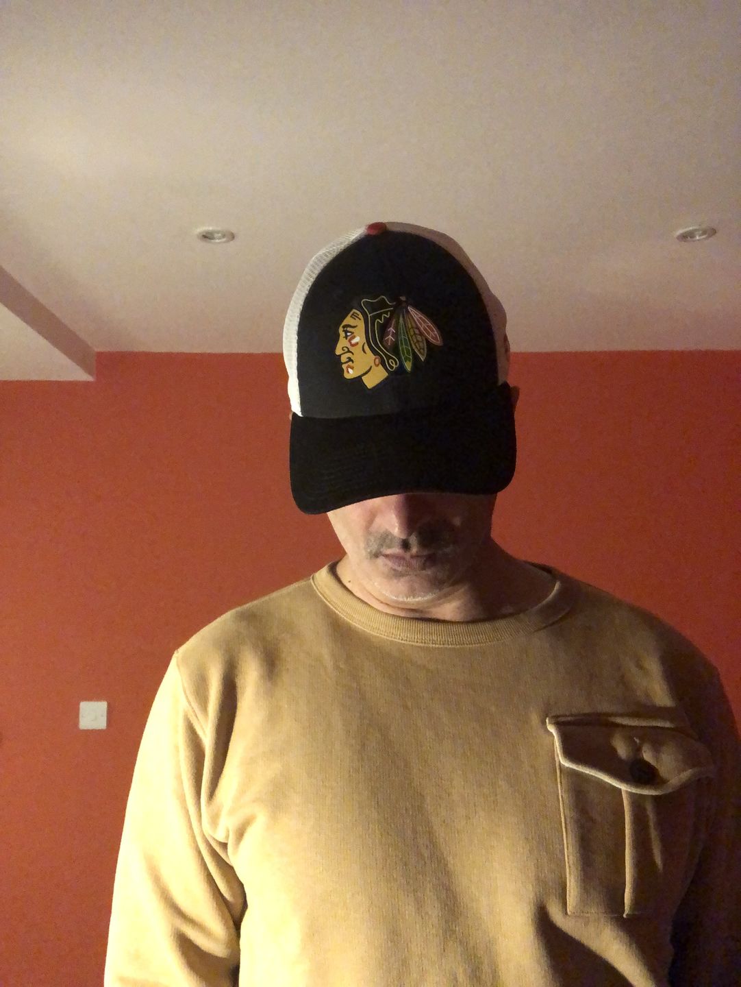 Customer photo review of Military Pocket Sweatshirt - Black