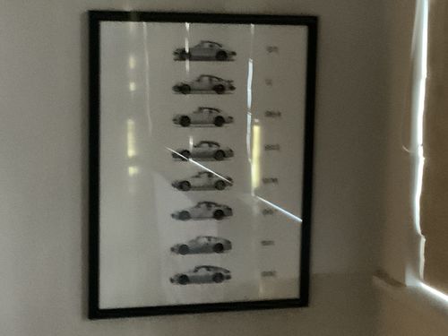 Customer photo review of Porsche Generations Wall Art