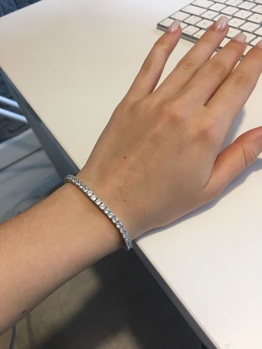 Customer photo review of Tennis 3mm Bracelet