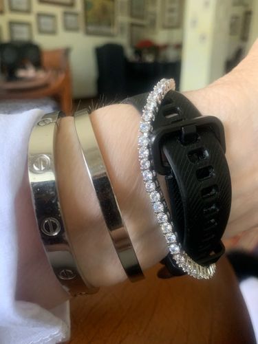 Customer photo review of Tennis 3mm Bracelet