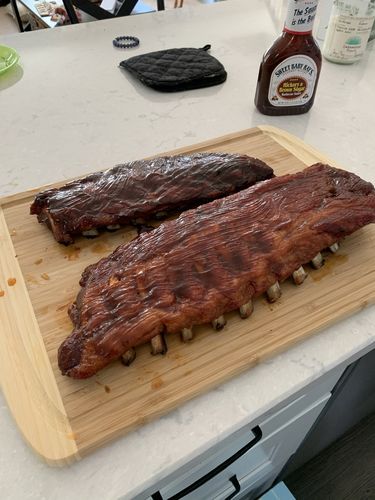 Customer photo review of Baby Back Ribs, 2.25lbs/up (2.9lb avg)