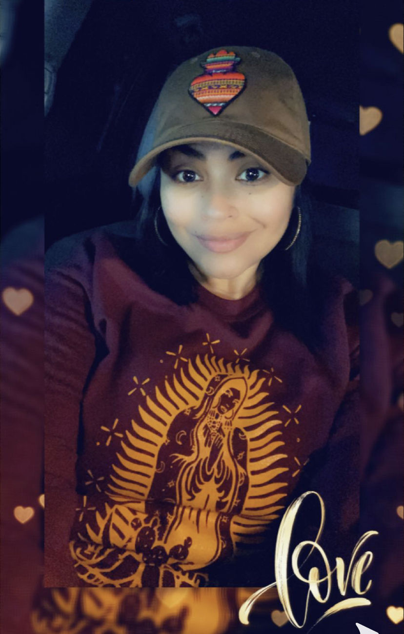 Customer photo review of Virgencita Protection Sweatshirt
