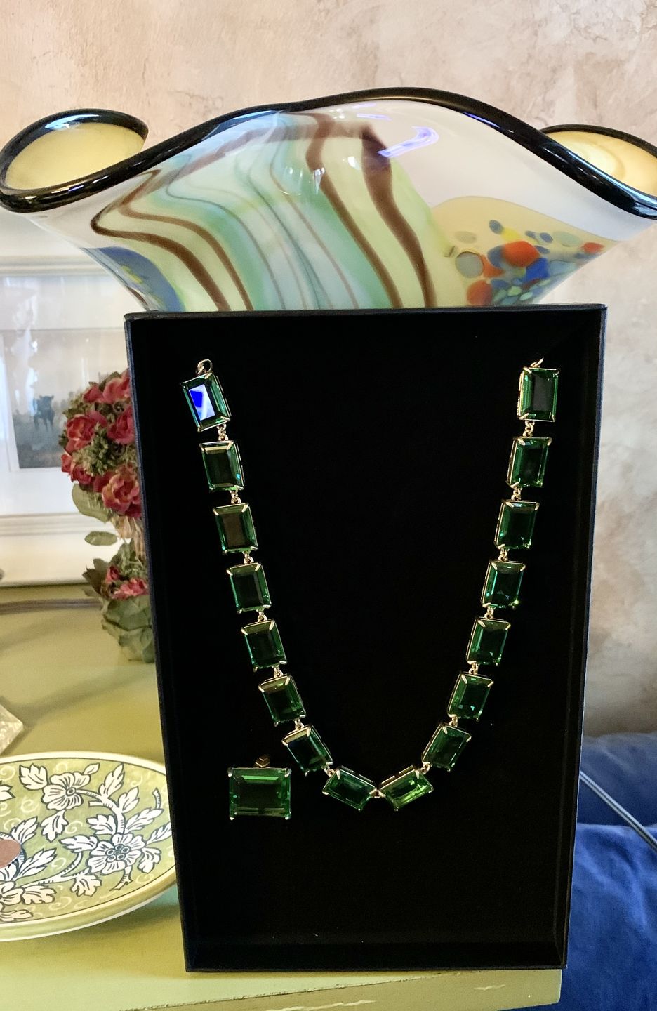Customer photo review of HEIDI DAUS®"The Devil Wears Heidi" Crystal Petite Necklace