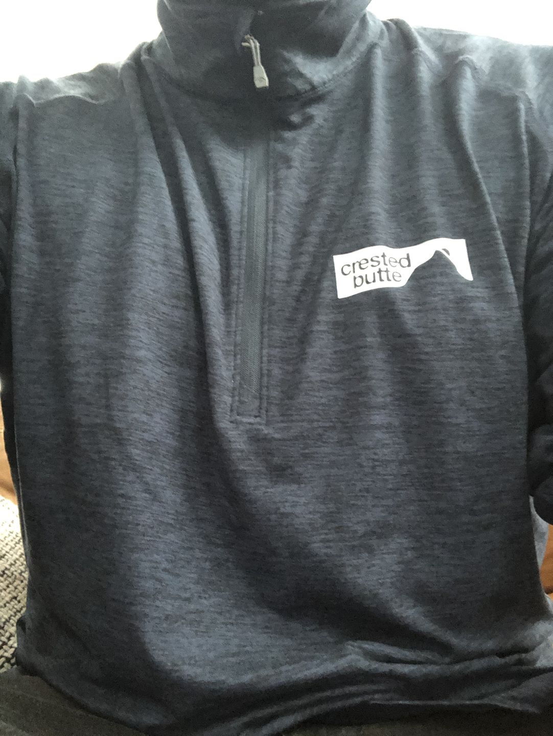 Customer photo review of Men's Pacesetter Super Soft Lightweight Quarter Zip