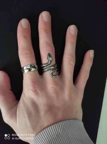Customer photo review of Python Ring