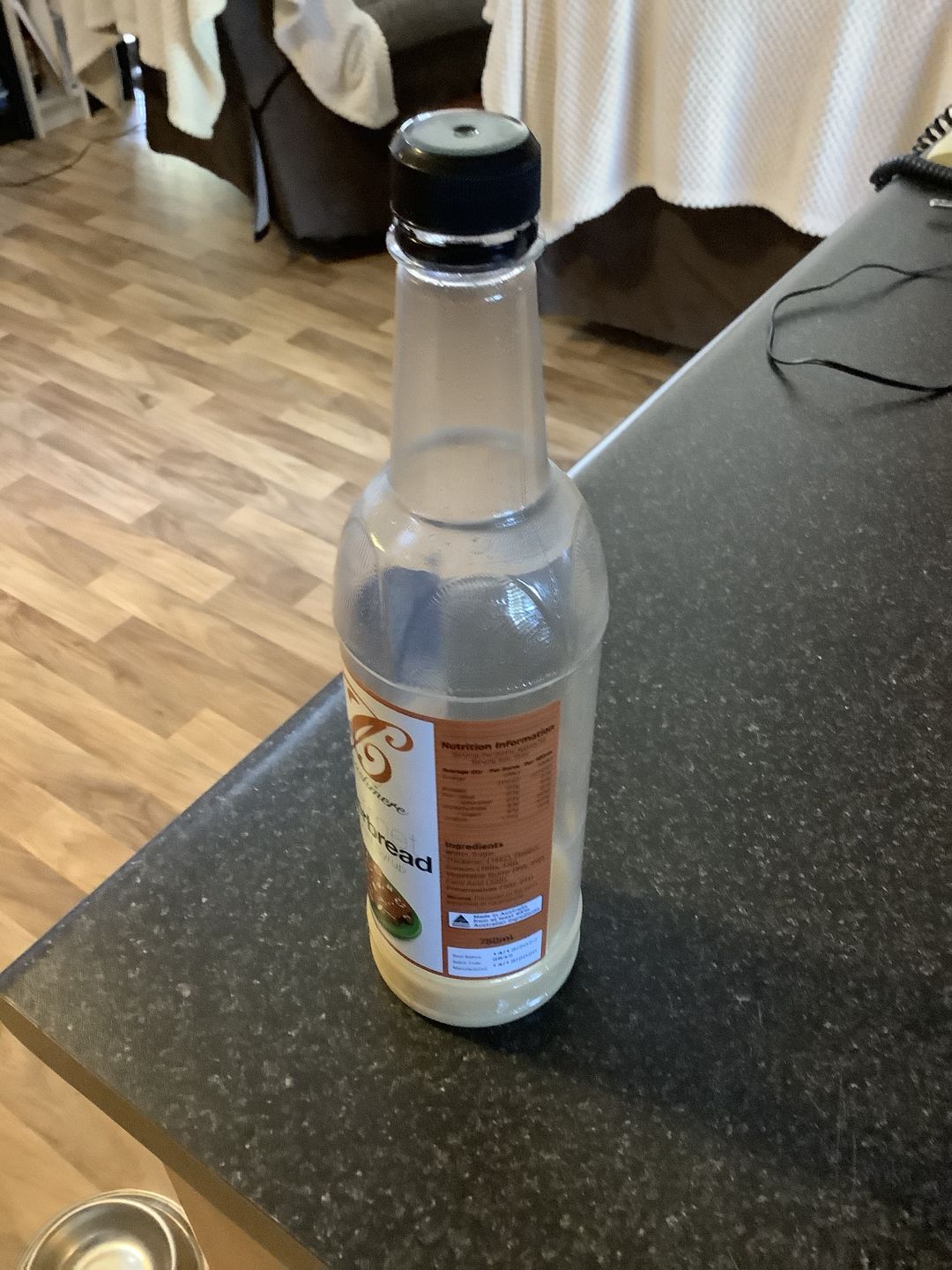 Customer photo review of Gingerbread Coffee Syrup