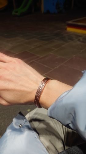 Customer photo review of Bracelet Cuivre <br> Dragon Magnétique