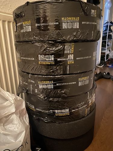 Customer photo review of Hi Temp Olympic Bumper Plate DEAL Up to 70 % off