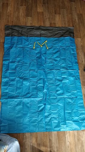 Customer photo review of SandFree™ Beach Mat