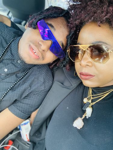 Customer photo review of Tourmaline Raw Crystal Chain