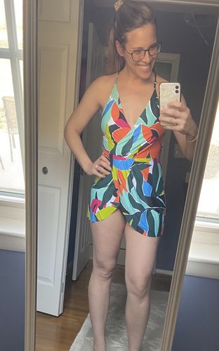 Customer photo review of Anne Cole - Swim Dress With Skirted Bottom