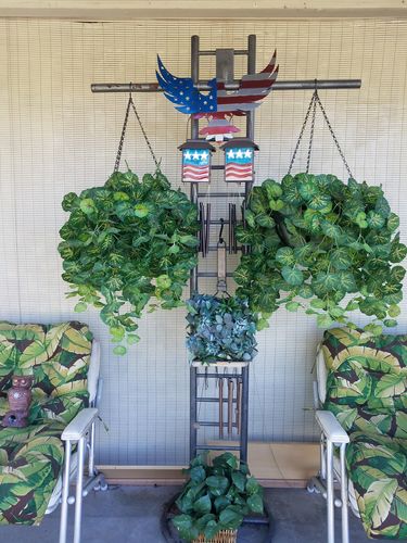 Customer photo review of Rising Eagle Flag