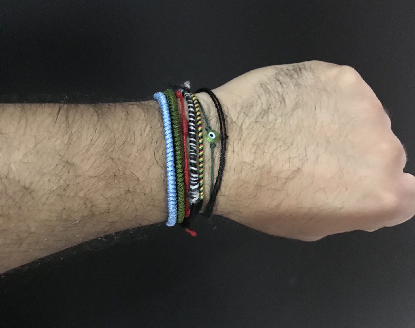 Customer photo review of Brazaletes Tibetanos