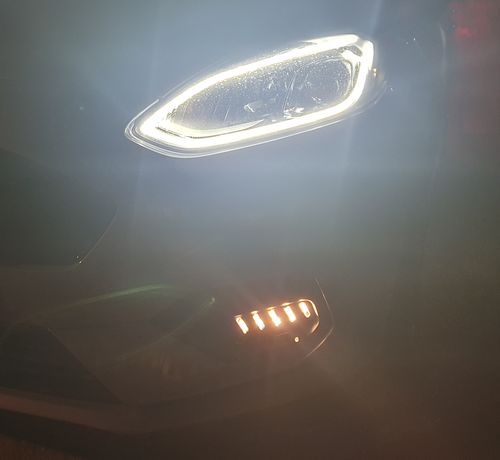 Customer photo review of Fiesta MK8 ST/ST Line Race Style Fog Light Armour
