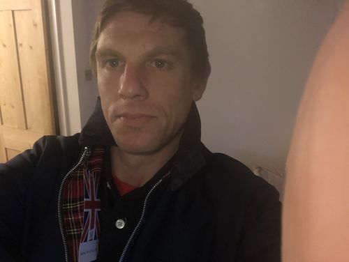 Customer photo review of Mens Classic Harrington Jacket - Navy