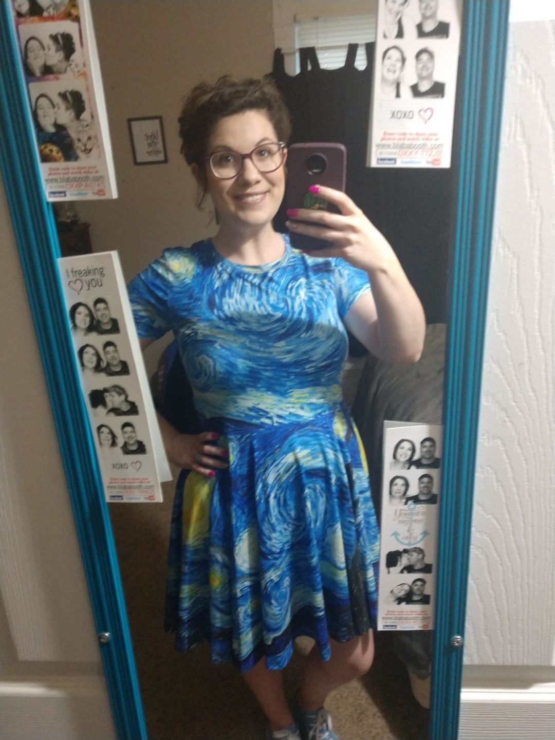 Customer photo review of Van Gogh The Starry Night Print Dress