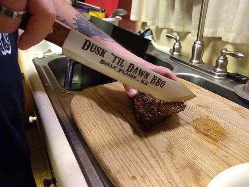 Customer photo review of Customized 10" Chapter Knife