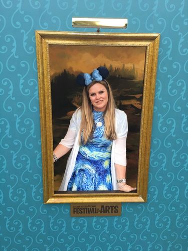 Customer photo review of Van Gogh The Starry Night Print Dress