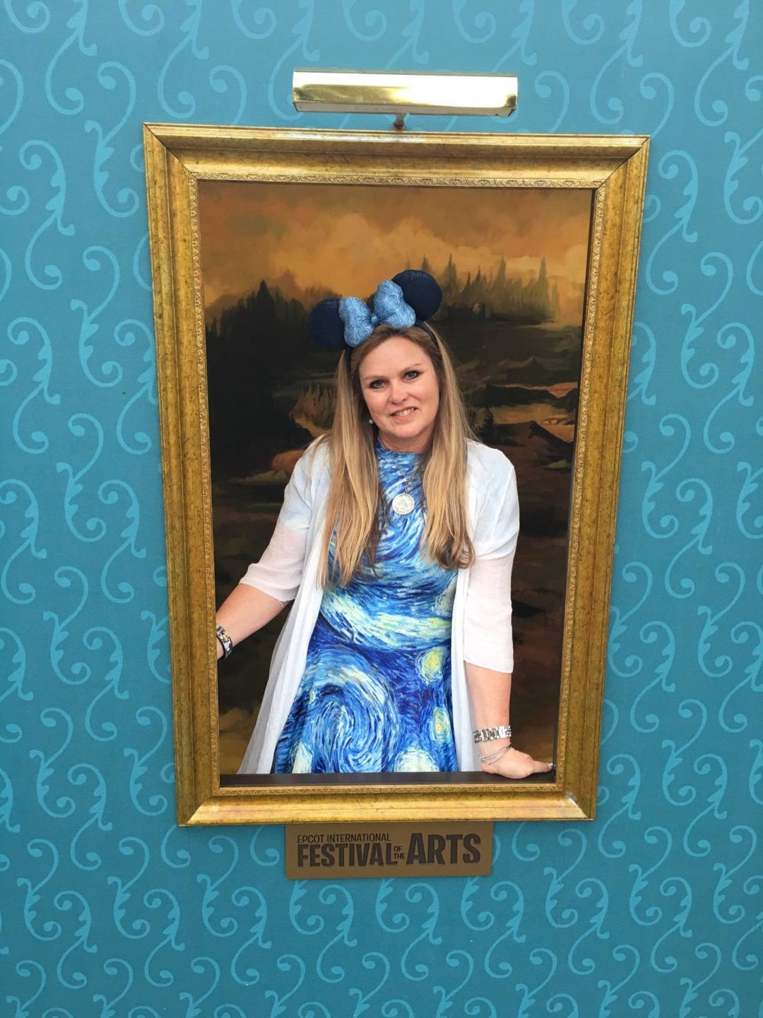 Customer photo review of Van Gogh The Starry Night Print Dress
