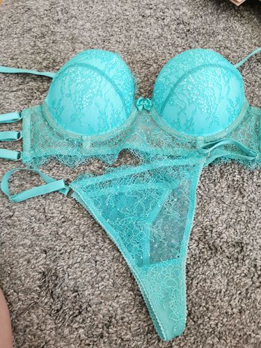 Customer photo review of Lucy Aqua String