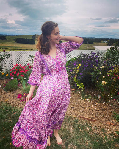 Customer photo review of Rosita Dress Cotton Candy