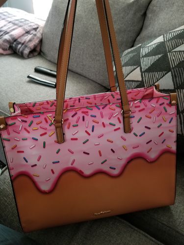 Customer photo review of Pink Sprinkle Carry-All Tote