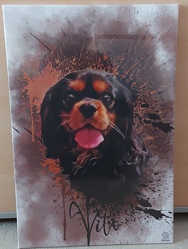 Customer photo review of Graffiti Pawtrait