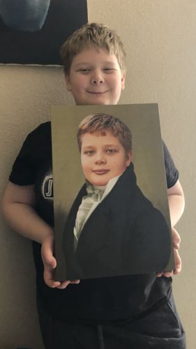 Customer photo review of The Ambassador - Custom Canvas