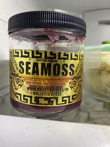 Customer photo review of Sea Moss Gel - Electric Dragon Blend