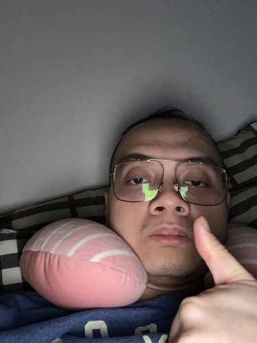 Customer photo review of Foo Dog Straight Denim Jeans